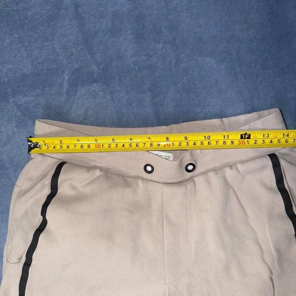 Zara joggers with black side stripes